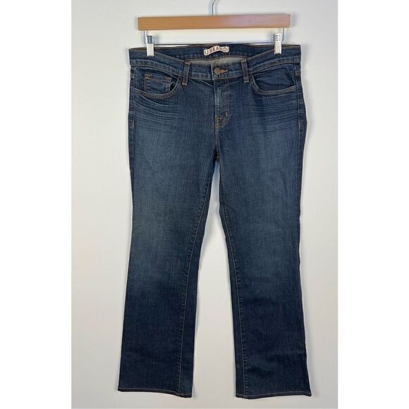 J Brand The Boot Leg Boot Cut Jeans Dark - Medium Wash Denim women’s size 31 - Picture 1 of 9